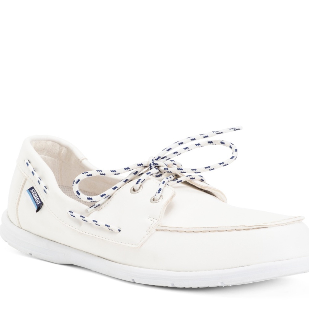 Sebago White Jackman Nautical Loafers
